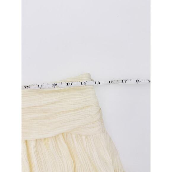 Ramy brook ivory selena tiered mini skirt - size small - Picture 4 of 6